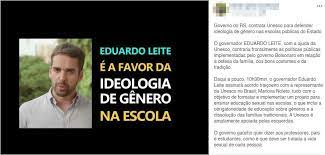 Posts enganam ao alegar que Leite quer ‘ideologia de gênero’ nas escolas do RS